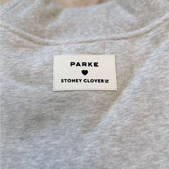 NIB Parke Stoney Clover NYC Fleece Mockneck - Picture 4 of 8